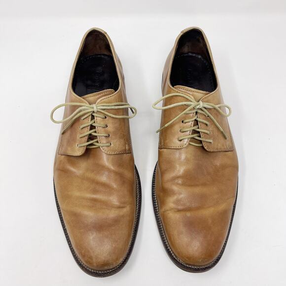 Cole Haan Mens 10.5 Brown Nike Air Williams Derby Round Toe Dress Shoes Lace Up - Picture 4 of 16